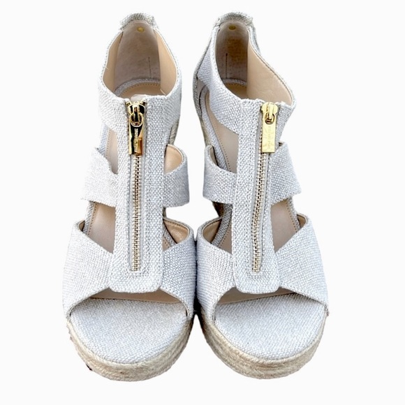 🌻Michael Kors Linen Damita Wedge - Picture 2 of 7